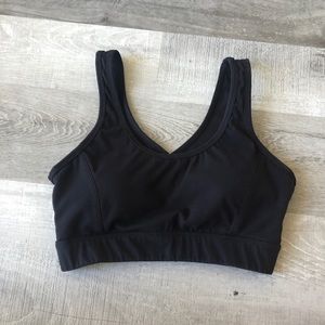 NVGTN Black Sports bra